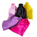 Custom Large Satin Pouch Drawstring Bags With Logo